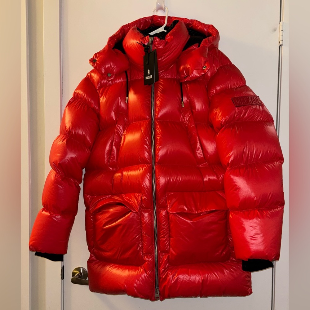 Mackage Men’s Winter Jacket - Kendrick - Red Size 42